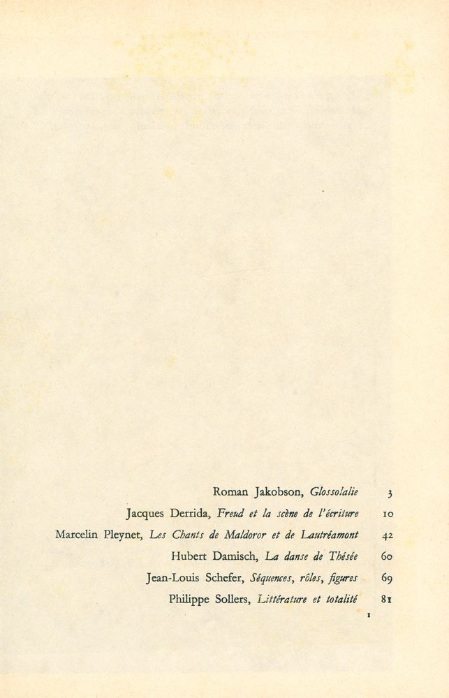 『TEL QUEL : 1965 21~23, 1966 24~26』