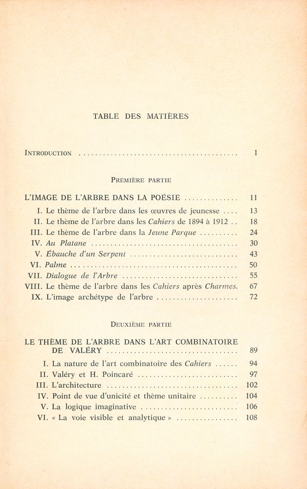 『LE THEME DE L'ARBRE CHEZ PAUL VALERY』 2