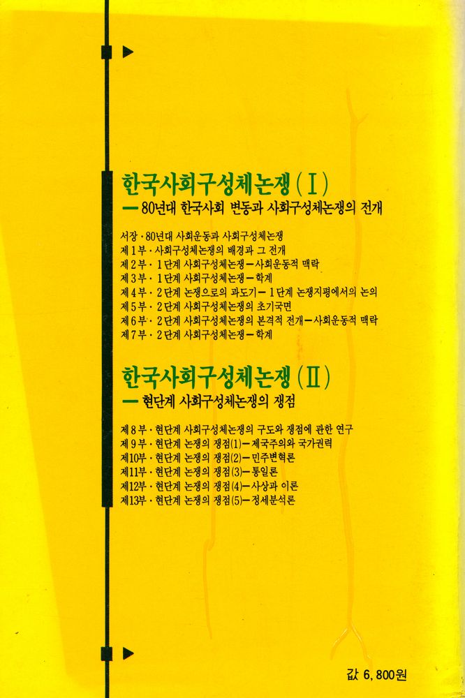 『죽산신서 4 - 한국사회 구성체논쟁(Ⅰ) : 80년대 한국사회 변동과 사회구성체논쟁의 전개』 8