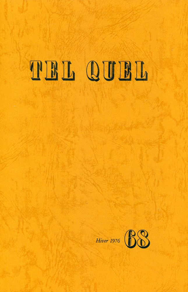 『TEL QUEL : 1976 65~68』 8