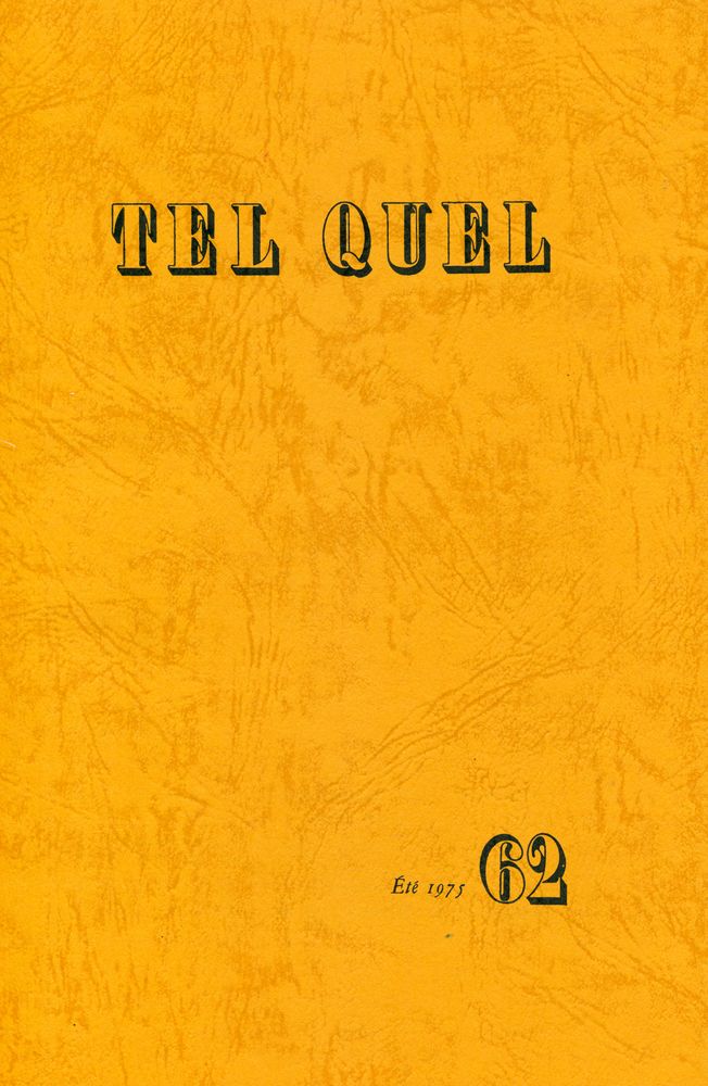 『TEL QUEL : 1975 61~64』 4