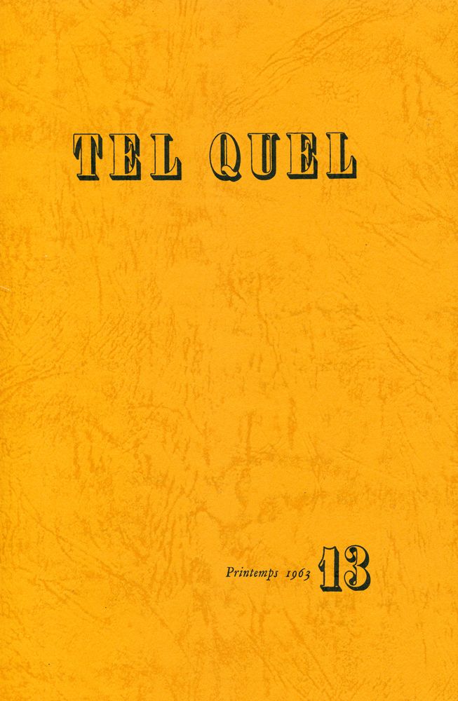 『TEL QUEL : 1963 12~15, 1964 16~19』 4