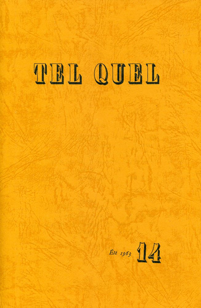 『TEL QUEL : 1963 12~15, 1964 16~19』 6