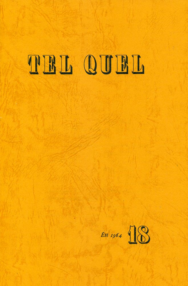 『TEL QUEL : 1963 12~15, 1964 16~19』