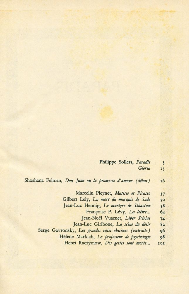 『TEL QUEL : 1981 87~90』 3