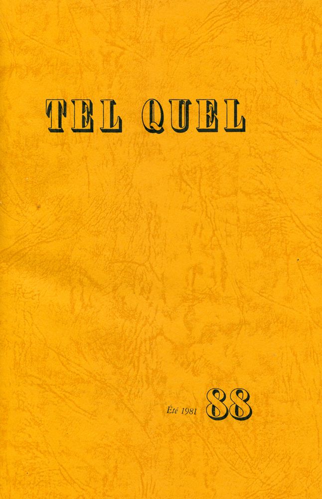 『TEL QUEL : 1981 87~90』 4