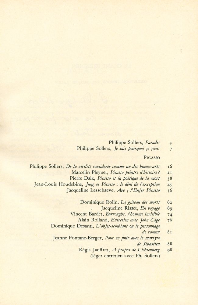 『TEL QUEL : 1981 87~90』