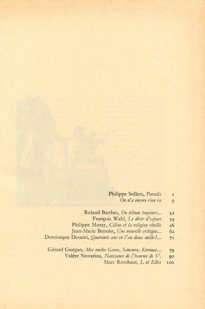 『TEL QUEL : 1980 83~86』 7