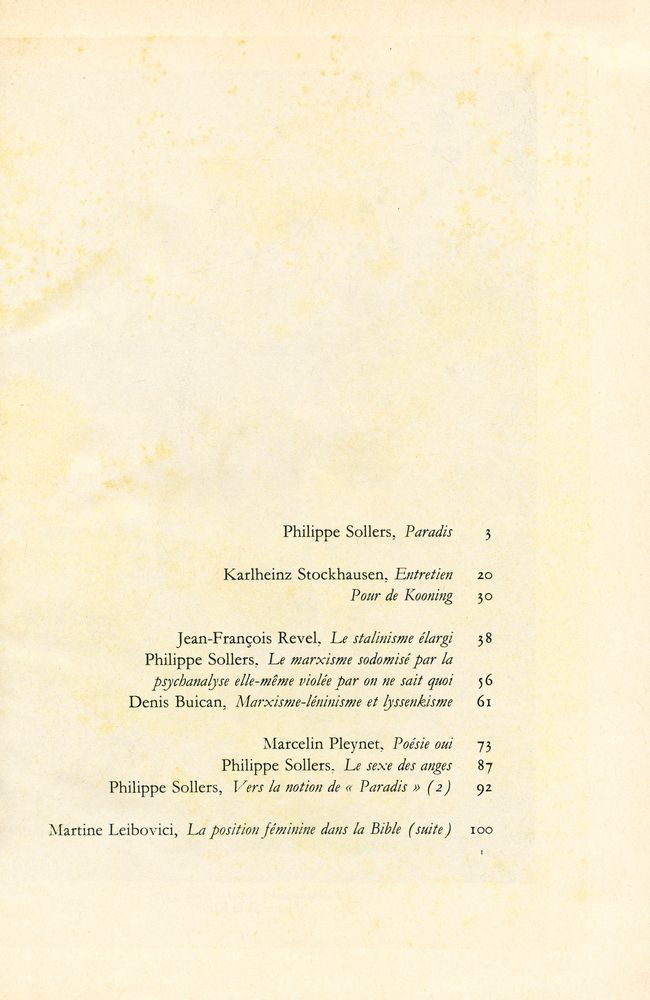 『TEL QUEL : 1978 75~78』 3