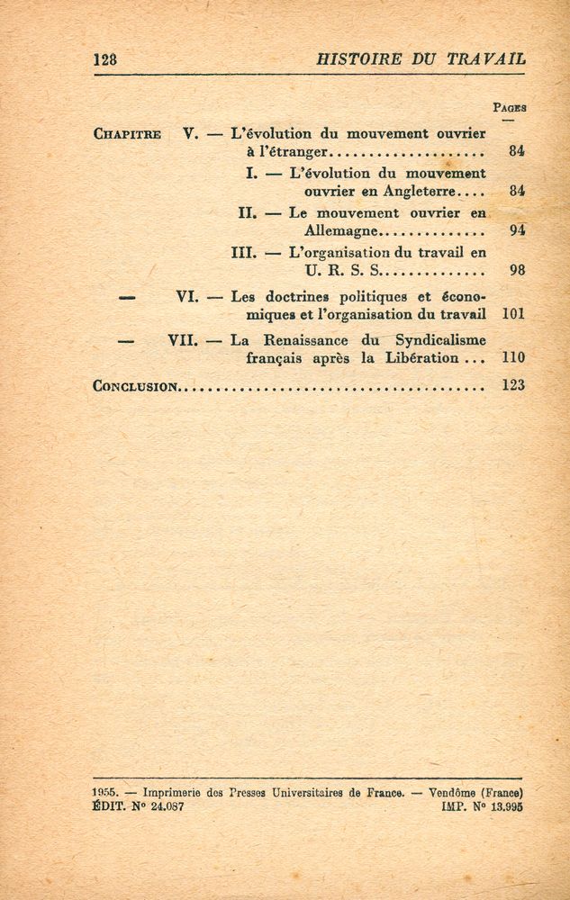 『HISTOIRE DU TRAVAIL』 3