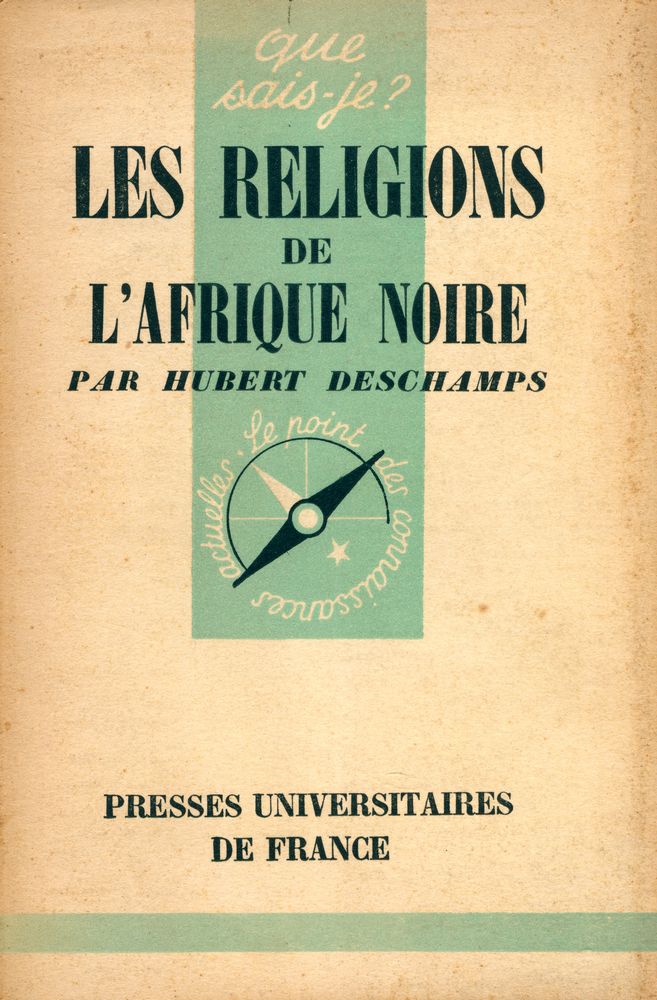 『LES RELIGIONS DE L'AFRIQUE NOIRE』 1