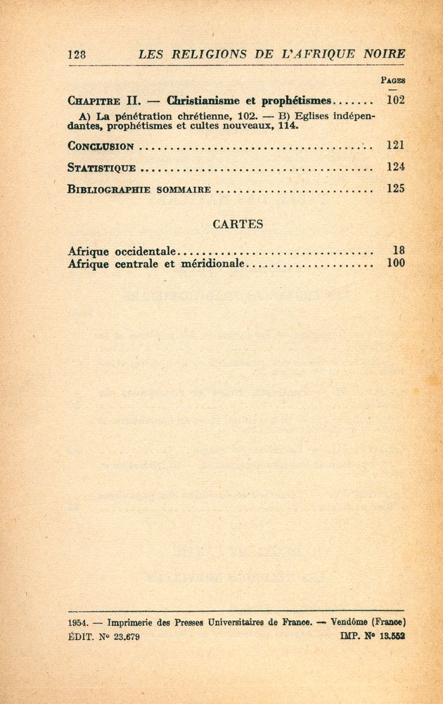 『LES RELIGIONS DE L'AFRIQUE NOIRE』 3