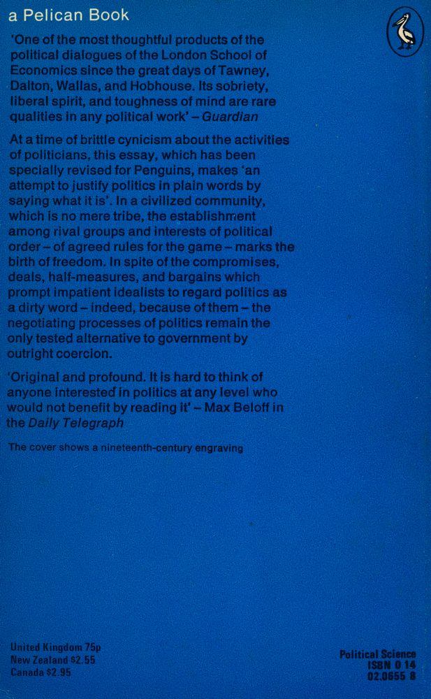 『In Defence of Politics』 3
