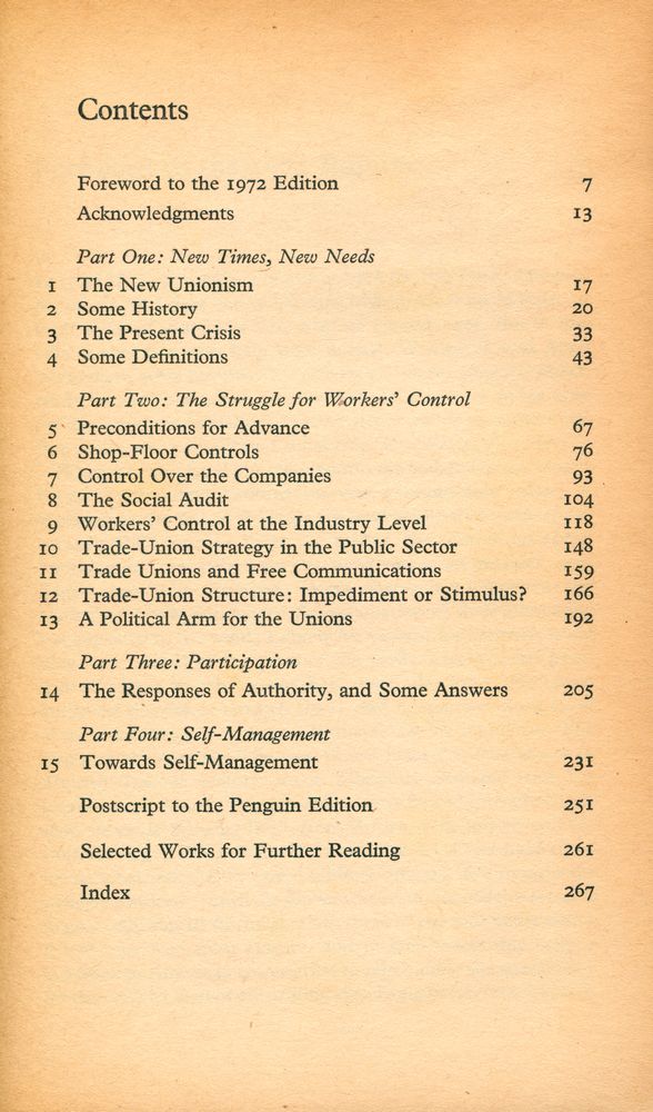 『THE NEW UNIONISM : THE CASE FOR WORKER'S CONTROL』 2