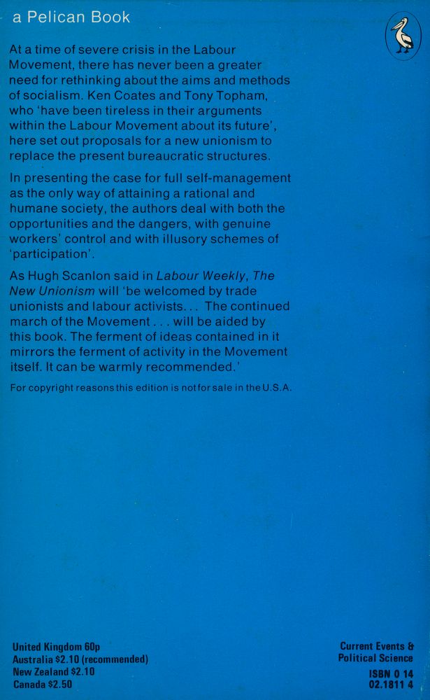 『THE NEW UNIONISM : THE CASE FOR WORKER'S CONTROL』 3