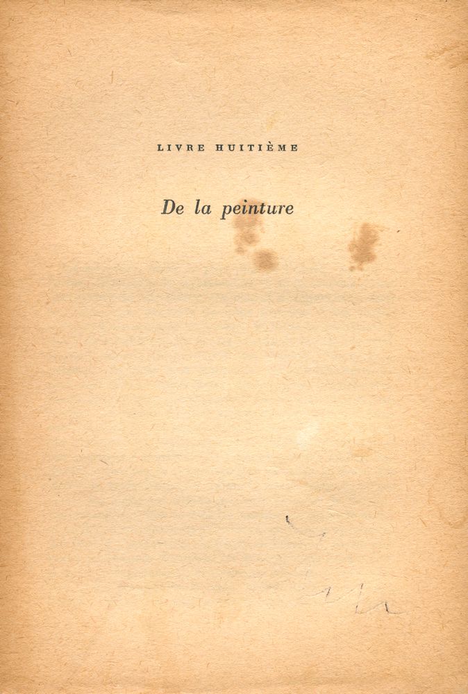 『De la peinture』 1