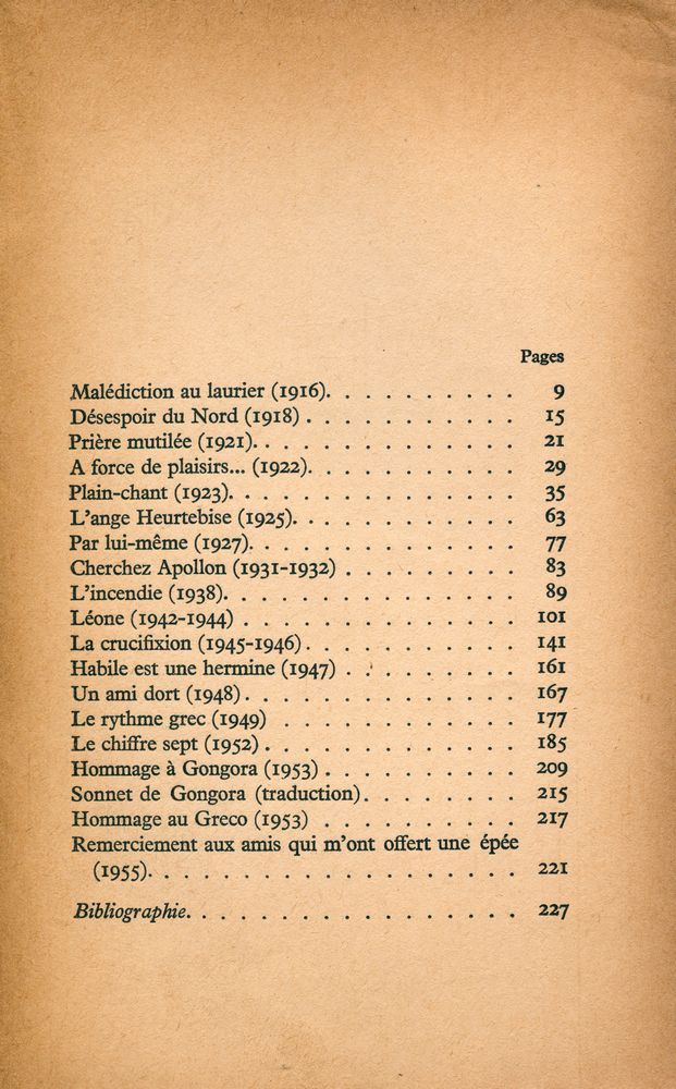 『POÈMES : 1946 - 1955』 2