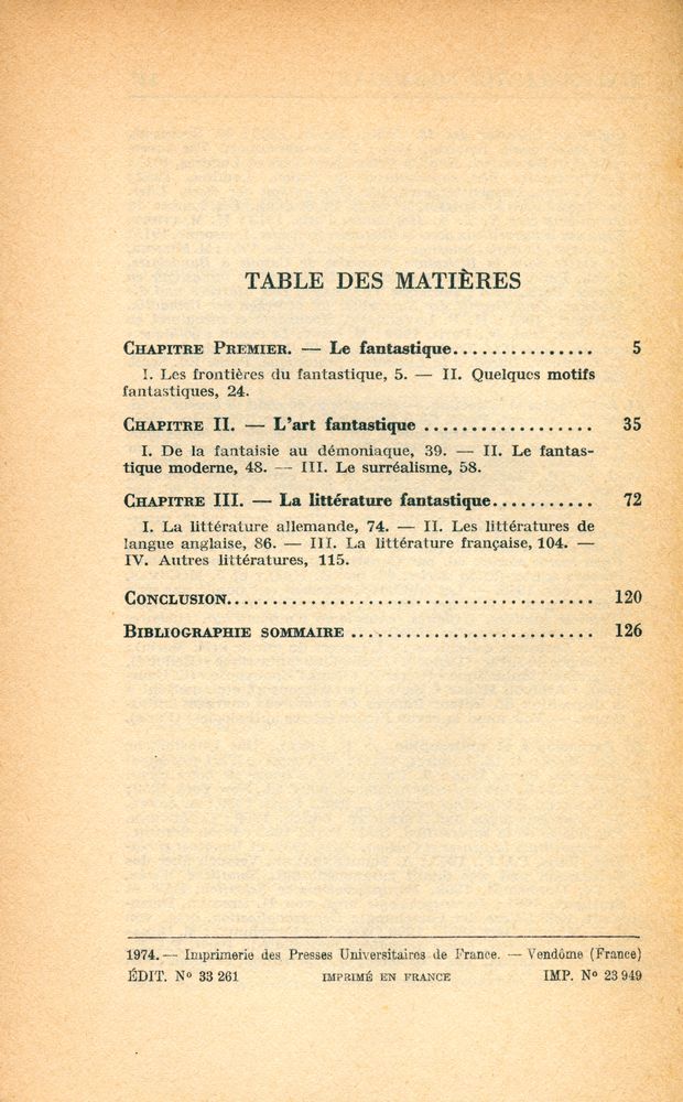 『L'ART ET LA LITTÉRATURE FANTSTIQUES』 2