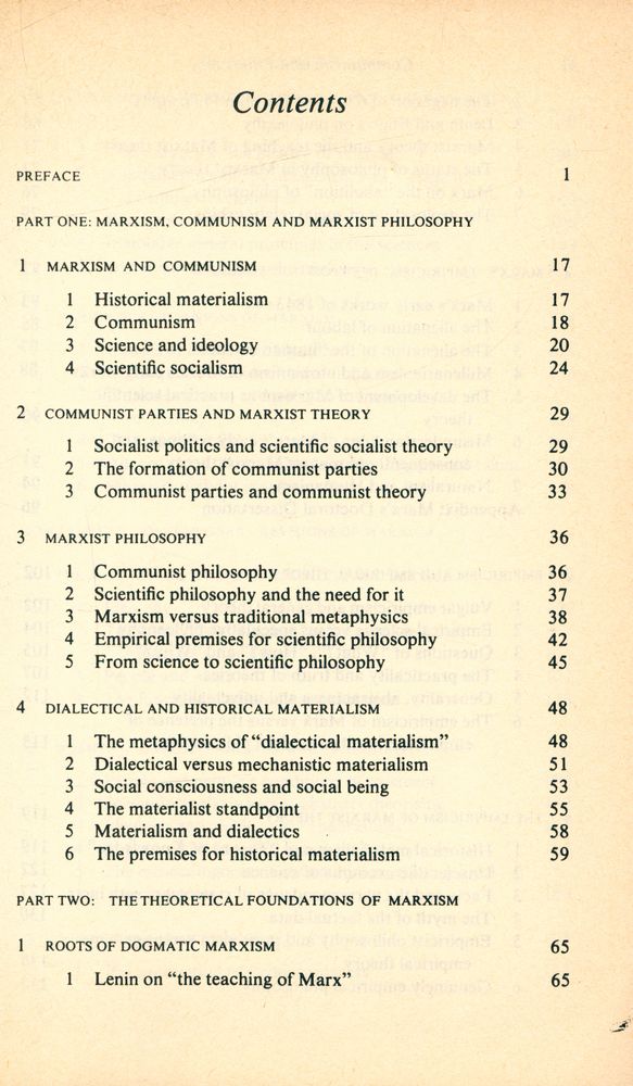 『COMMUNISM AND PHILOSOPHY : Contemporary Dogmas and Revisions of Marxism』 2