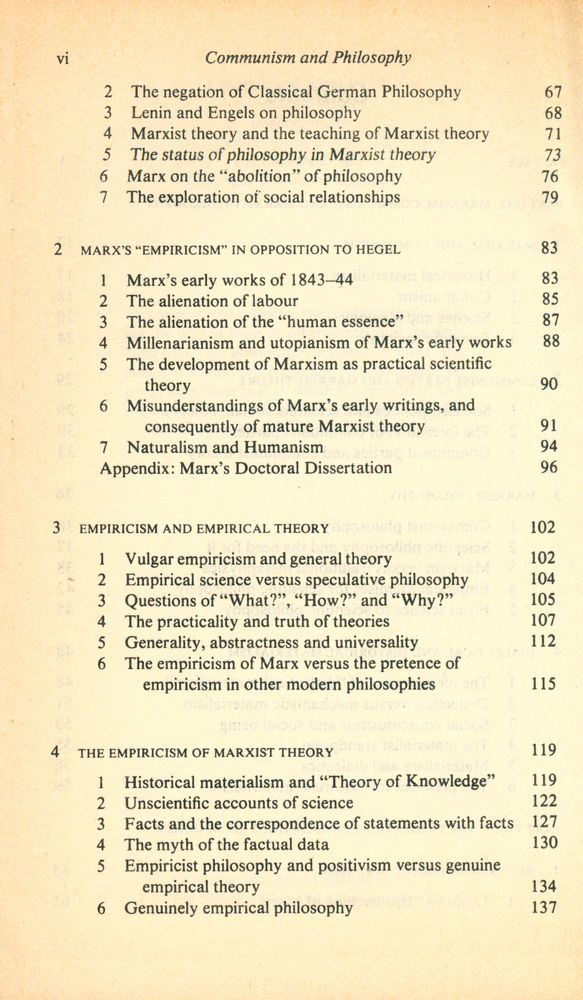 『COMMUNISM AND PHILOSOPHY : Contemporary Dogmas and Revisions of Marxism』 3