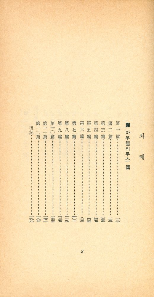 『思索論(사색론)』 2