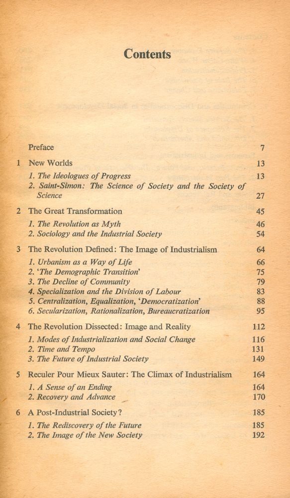 『Prophecy and Progress : The Sociology of Industrial and Post - Industrial Society』 2