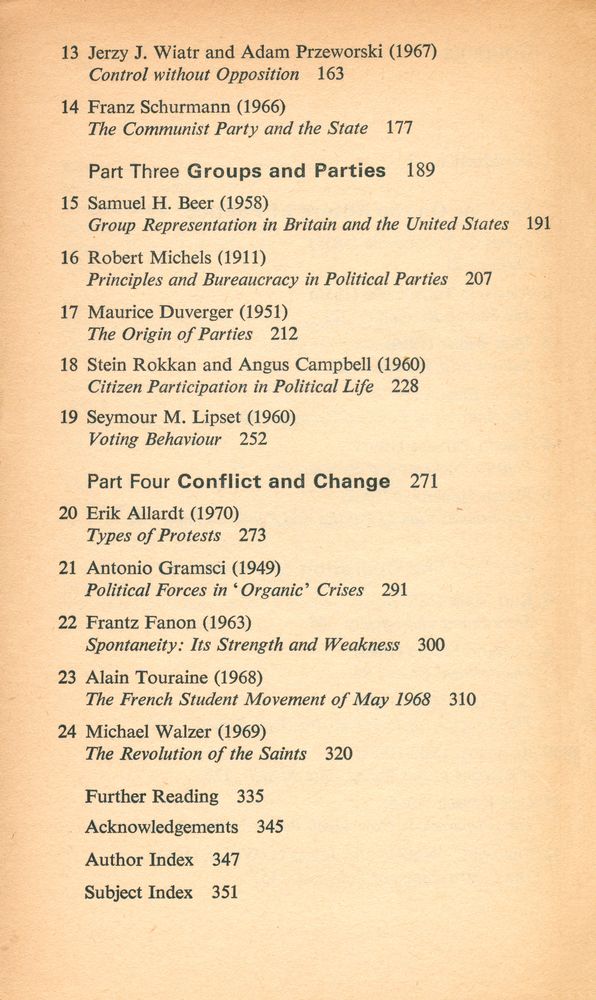 『Political sociology』 3