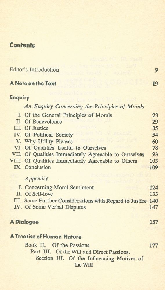『HUME'S ETHICAL WRITINGS』 2