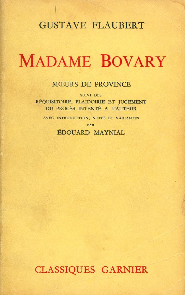 『Madame Bovary : Mœurs de province』 1