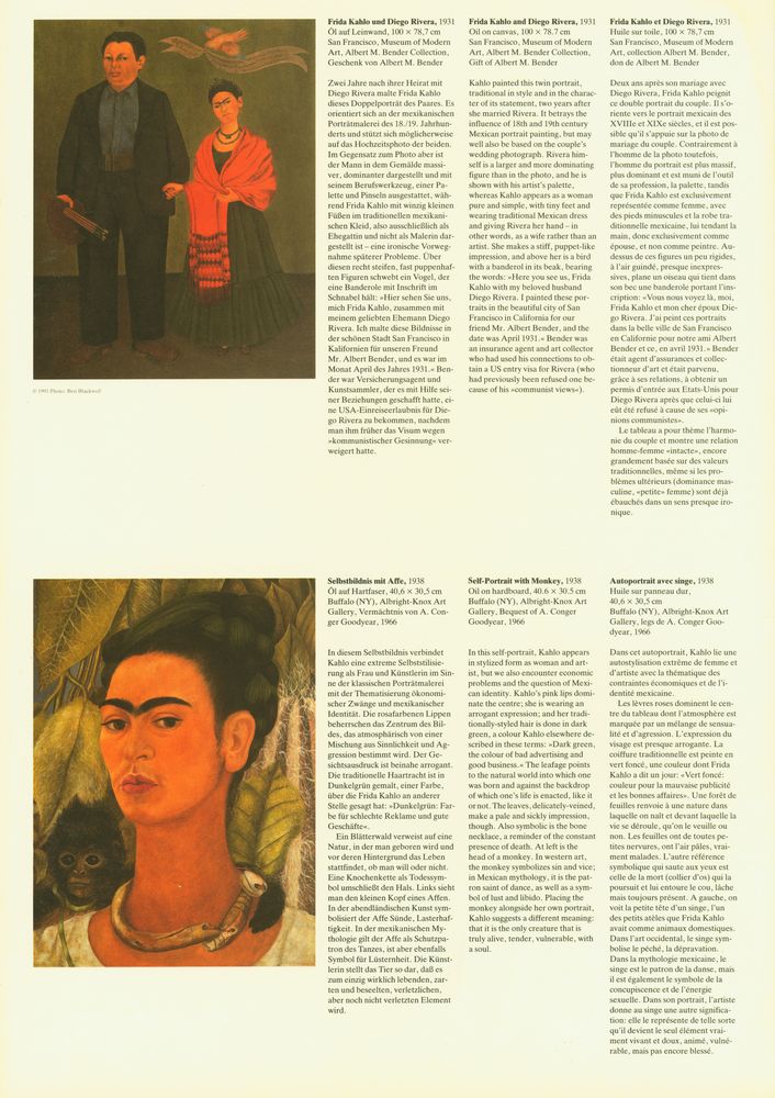 『Frida Kahlo Posterbook』 2