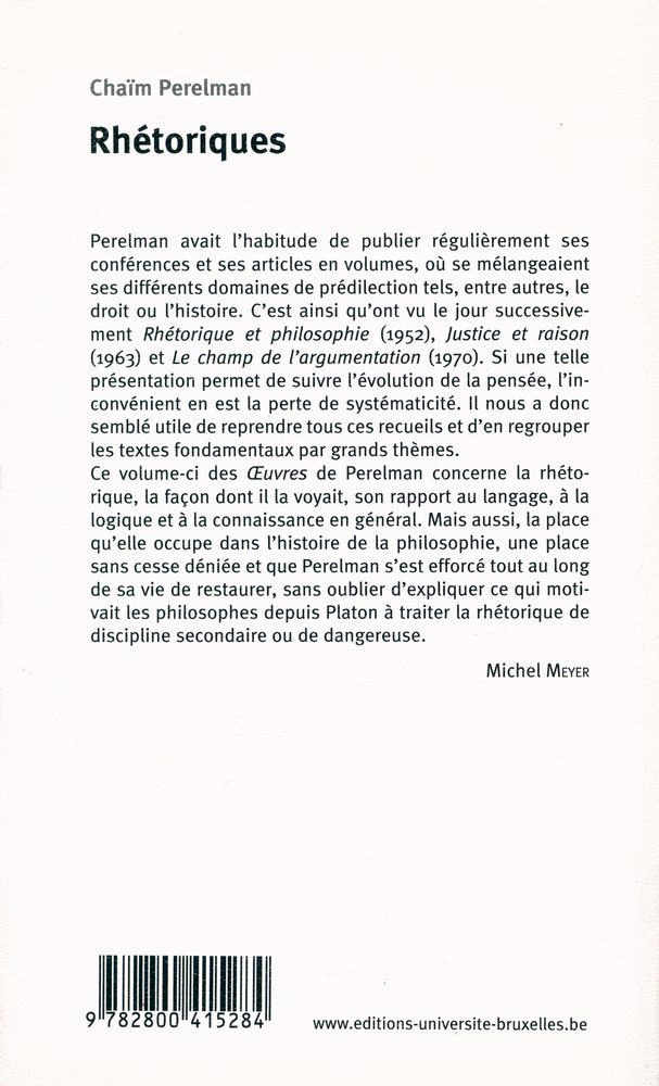 『Rhétoriques』 5