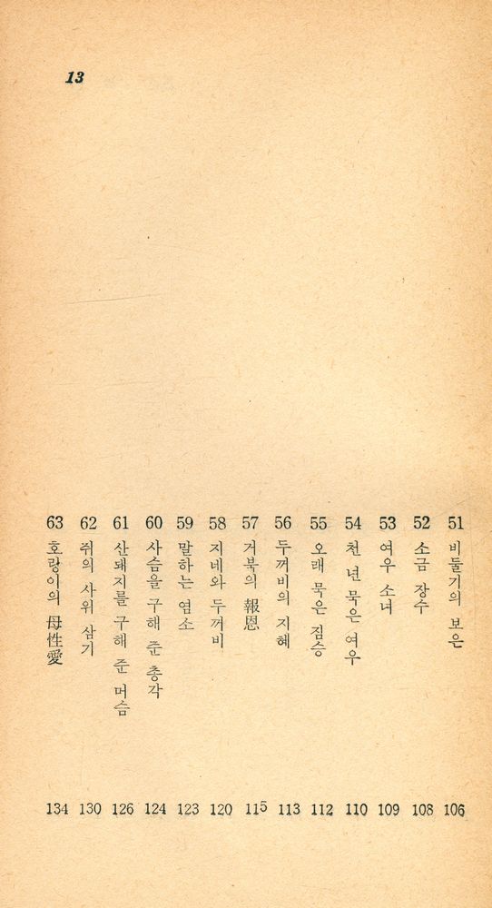 『瑞文文庫 031 - 韓國의 民譚(서문문고 031 - 한국의 민담)』 6