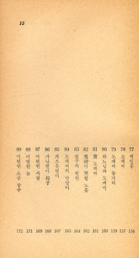 『瑞文文庫 031 - 韓國의 民譚(서문문고 031 - 한국의 민담)』 8