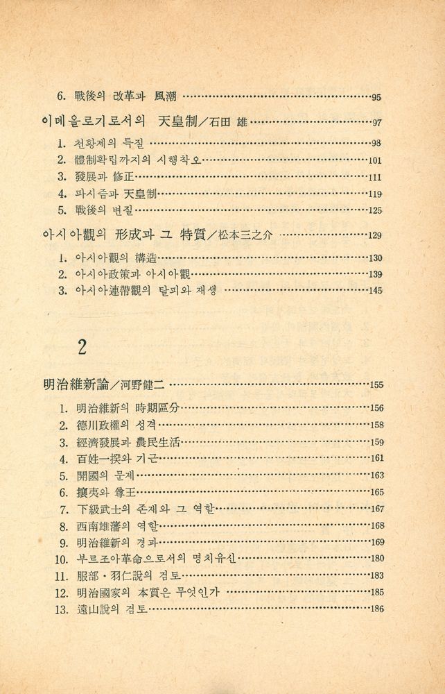 『오늘의 思想新書 15 - 日本現代史의 構造(오늘의 사상신서 15 - 일본현대사의 구조)』 3