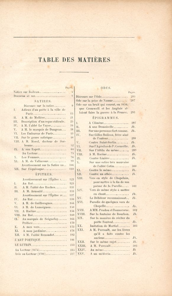 『ŒUVRES DE BOILEAU AVEC NOTES ET IMITATIONS DES AUTEURS ANCIENS』 2