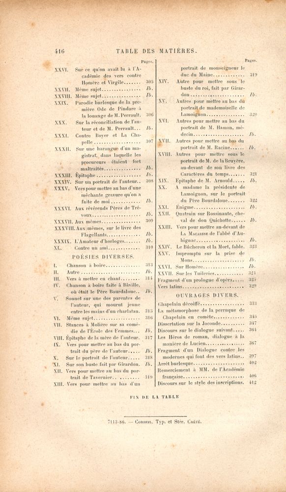『ŒUVRES DE BOILEAU AVEC NOTES ET IMITATIONS DES AUTEURS ANCIENS』 3
