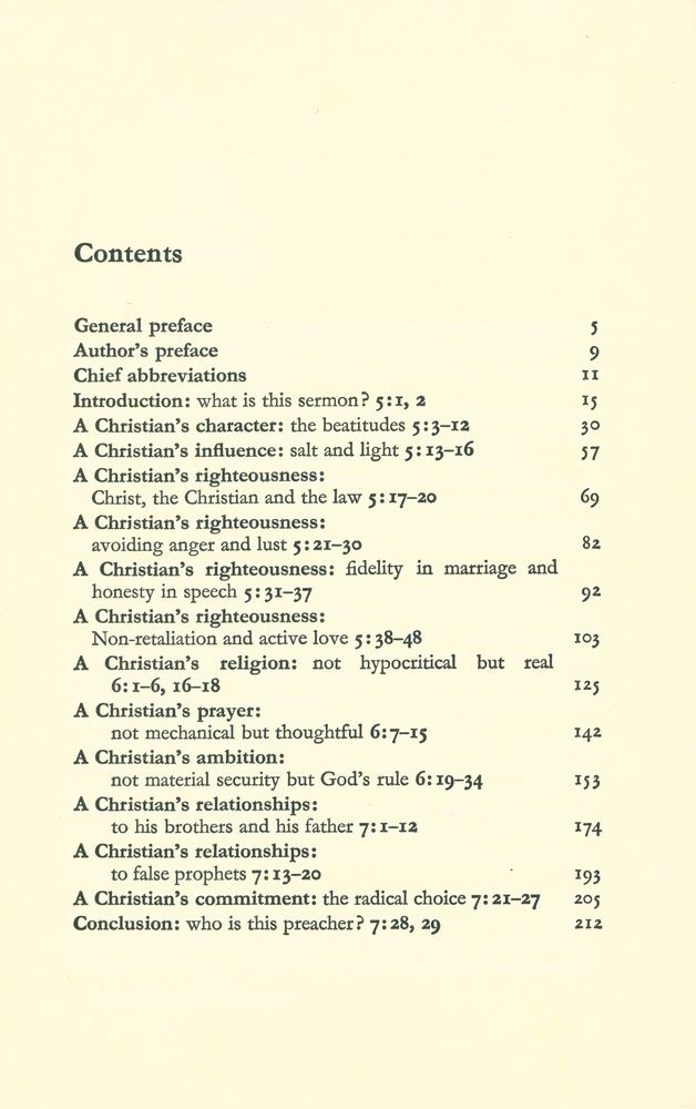 『Christian Counter - Culture : The Message of the Sermon on the Mount』 2