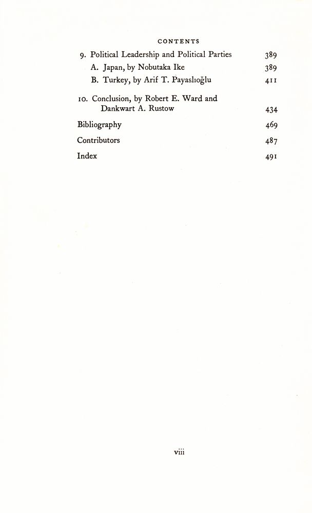 『STUDIES IN POLITICAL DEVELOPMENT 3 - Political Modernization in Japan and Turkey』 3