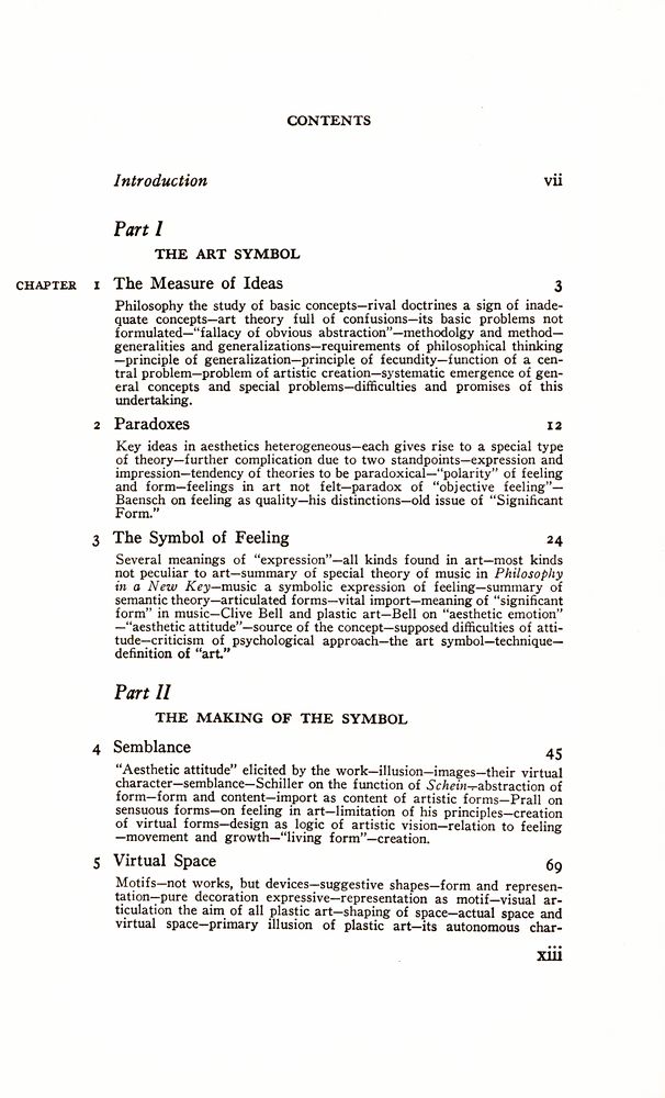 『FEELING AND FORM : A THEORY OF ART DEVELOPED FROM Philosophy In a New Key』 2