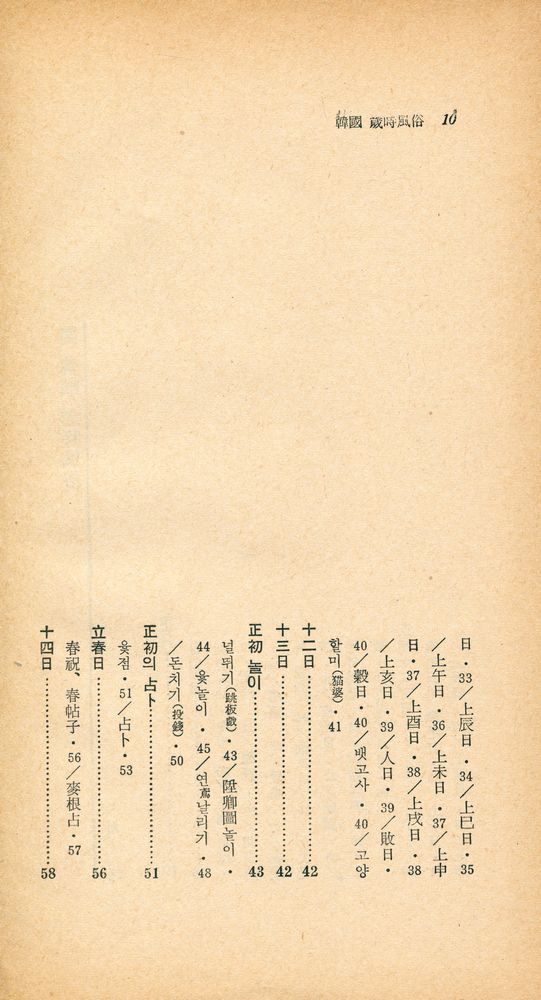 『瑞文文庫 061 - 韓國 歲時風俗(서문문고 061 - 한국 세시풍속)』 3