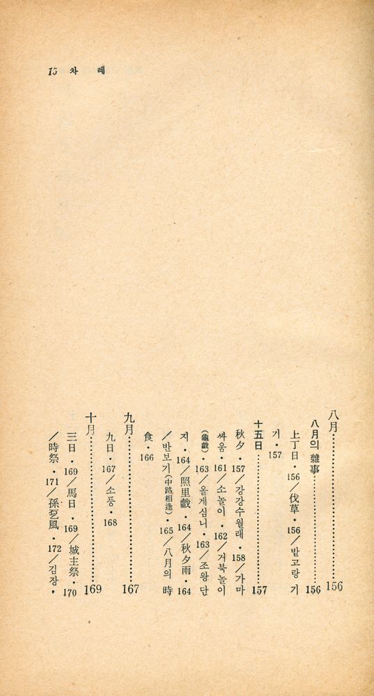 『瑞文文庫 061 - 韓國 歲時風俗(서문문고 061 - 한국 세시풍속)』 8