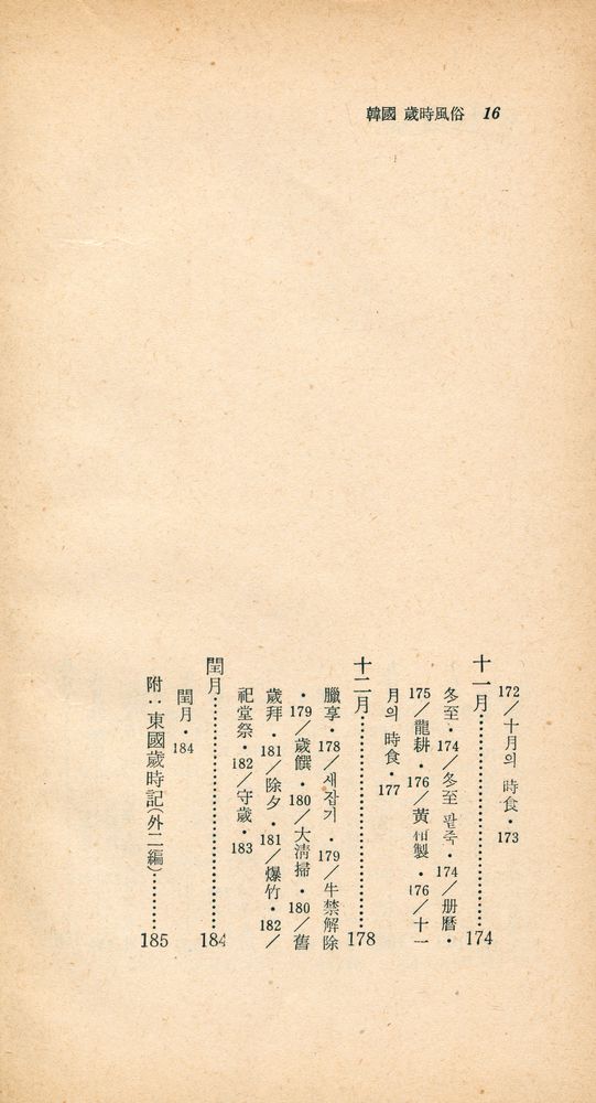『瑞文文庫 061 - 韓國 歲時風俗(서문문고 061 - 한국 세시풍속)』