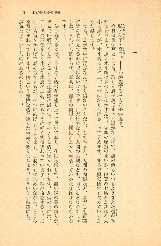 『わが愛と命の記録』 2