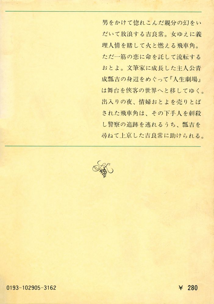 『人生劇場 : 残俠篇 上卷』 4