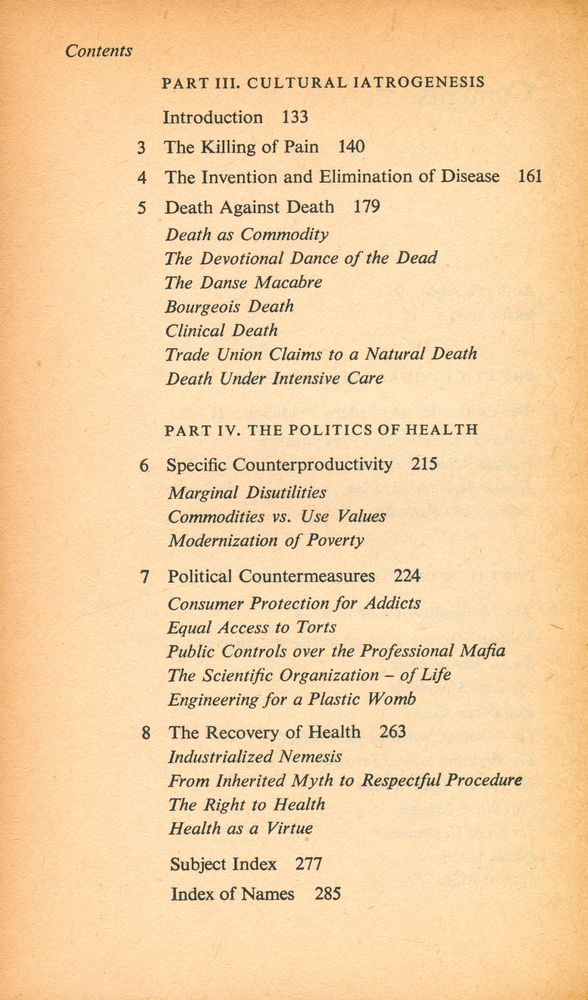 『Limits to Medicine Medical Nemesis : The Expropriation of Health』 3