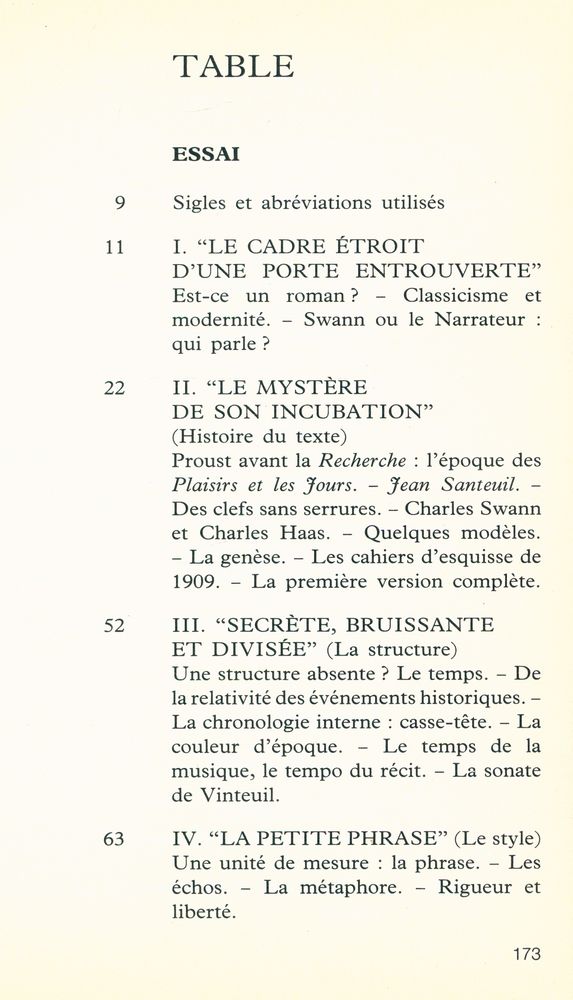 『Un amour de Swann』 2