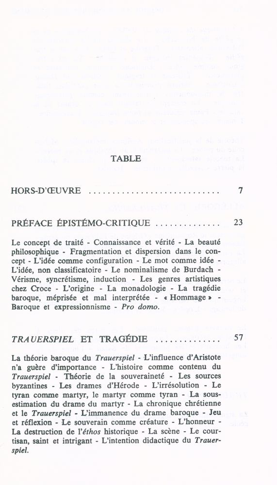 『ORIGINE DU DRAME BAROQUE ALLEMAND』 2