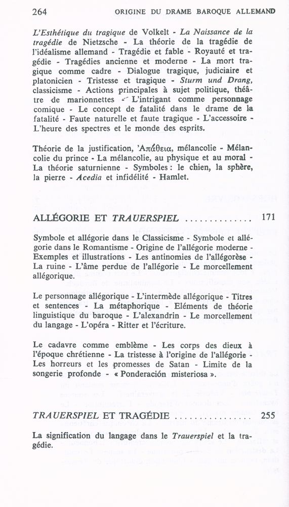 『ORIGINE DU DRAME BAROQUE ALLEMAND』 3