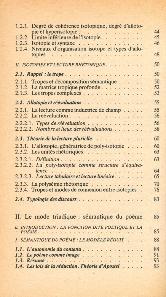 『Rhétorique de la poésie : Lecture linéaire, Lecture tabulaire』 3