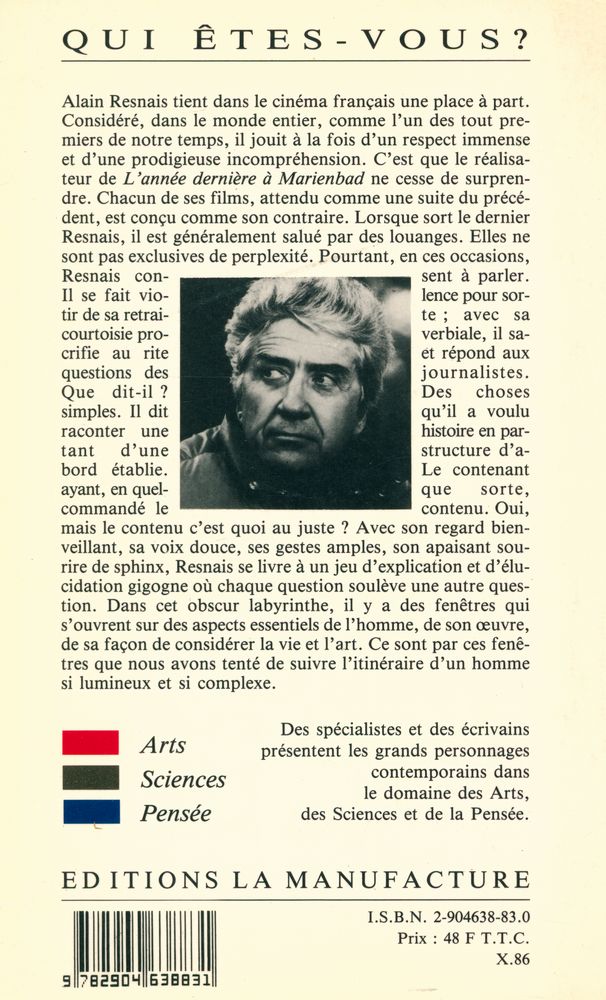 『Alain Resnais : Qui êtes - vous?』 3